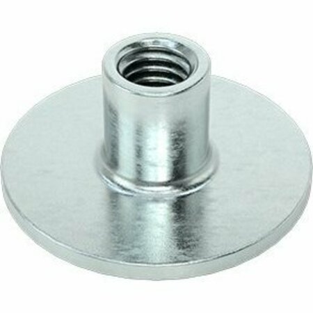 BSC PREFERRED Steel Round-Base Weld Nut Zinc-Plated 10-32 Thread Size 3/4 Base Diameter, 100PK 90596A116
